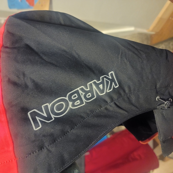 Women's Red and Black Jacket - Picture 3 of 3